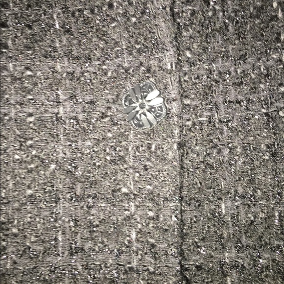 23rd St. Brand black and with silver threads crop jacket size Large - Picture 4 of 11